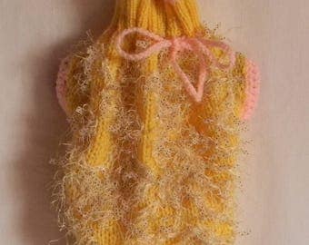 dog clothes, chihuahua, dog sweater hand knitted