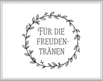 Für freudentränen | Etsy