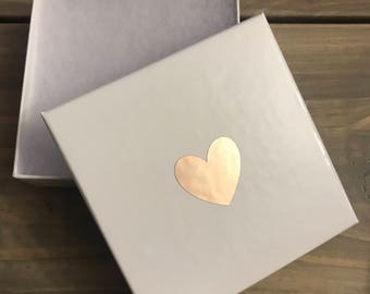 Gold Glitter Jewelry Box / BRACELET BOX / BANGLE box / Bridesmaid Gift Box / Rose Gold