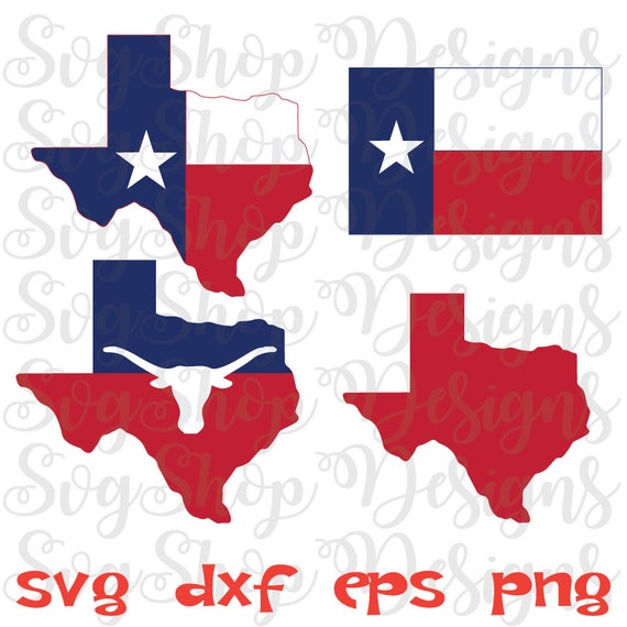 Download Texas State Flag SVG Clipart Vector Cutting Files for