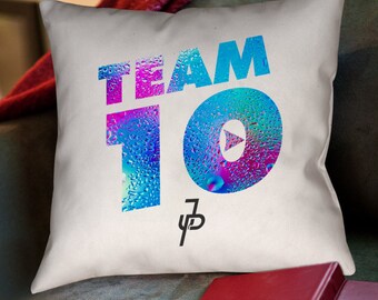 Jake Paul Team 10 Waterdrop Custom Zippered Pillow Case