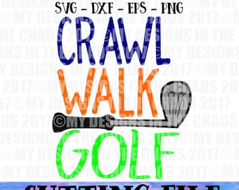 SVG file / Golf svg / Sports Cutting file for Silhouette or Cricut / dxf png eps svg cut file / Sports cut file / Golf cut file / baby svg