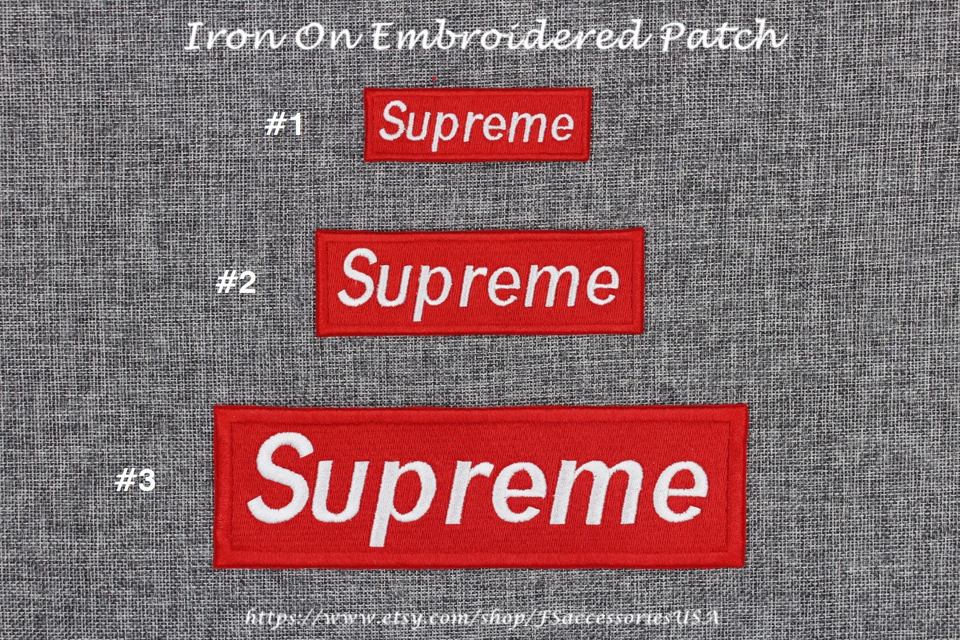 Supreme Iron On Patch Supr Patch Badge Supreme Patch Red Patch