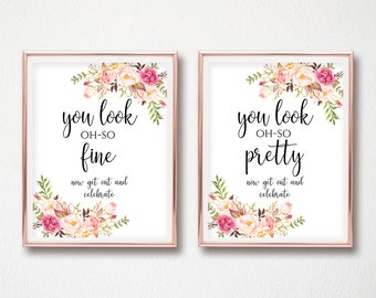 Bathroom Signs Pdf oh so handsome | etsy Bathroom Signs Pdf oh so handsome | etsy