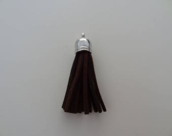 Brown tassel fringe
