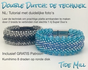 Kumihimo Techniek Double Dutch Tutorial met GRATIS patroon
