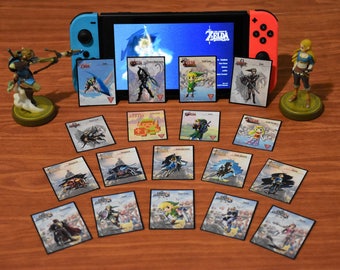 MINI Custom Zelda Amiibo NFC Tag Card Set (18) SSB, 30th, BotW