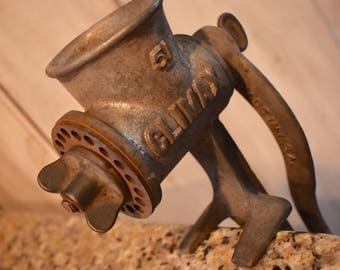 Vintage Meat Grinder, Climax Brand, Kitchen Farmhouse Decor, Shabby Chic, Country Kitchen, Shelf Decor, Accent Piece, Fixer Upper,