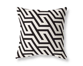 CUSHiON - GEOMETRiC - CHARCOAL (Cover Only)