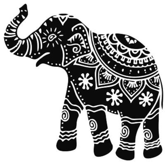 Ethnic Elephant SVG Mandala Elephant SVG Elephant SVG
