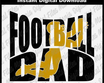Football Dad Svg, Eps, Dxf, Footbal Mom Football svg Football sports Sports svg Svg School School svg