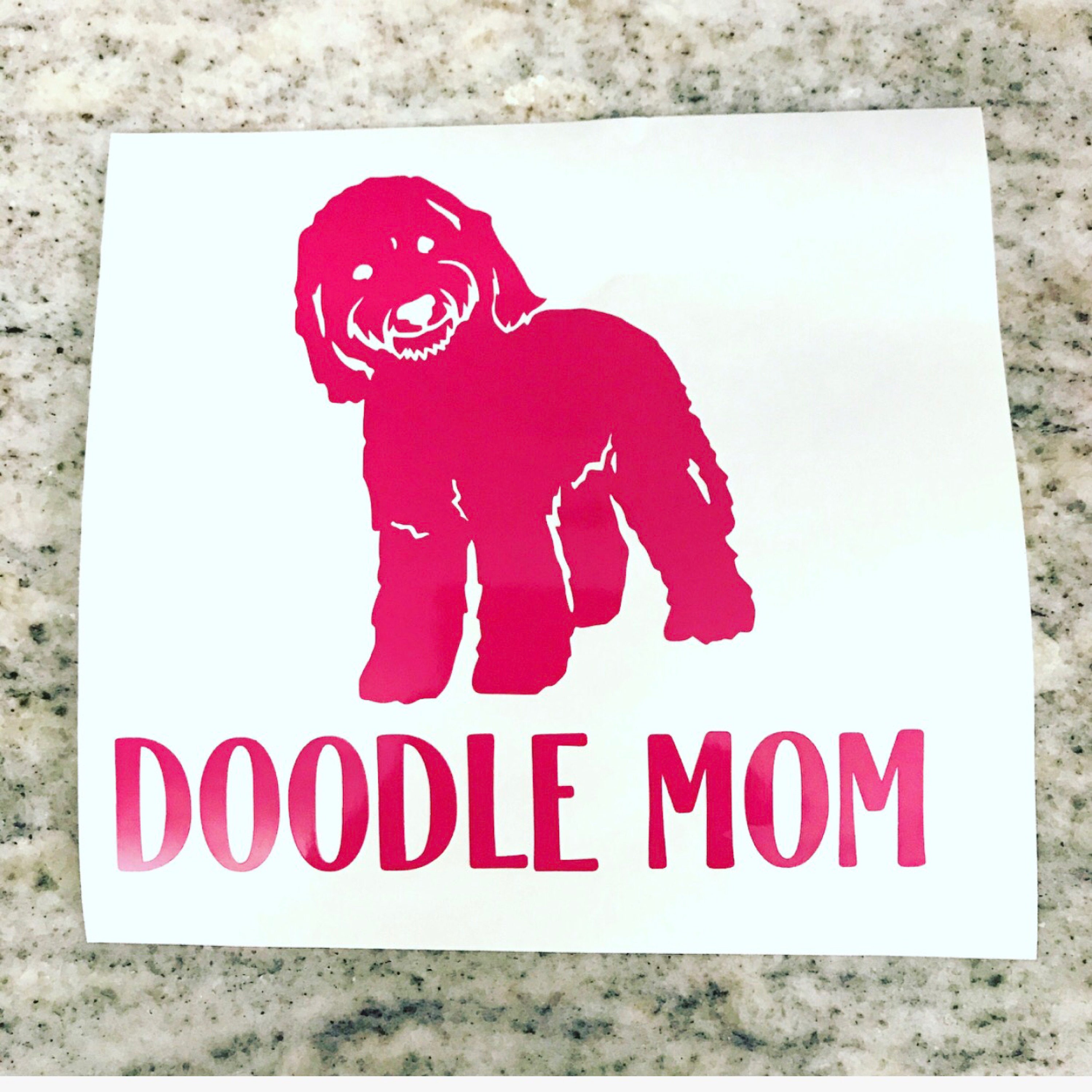 Doodle Mom Decal Sticker Doodle Sticker Golden Doodle Decal