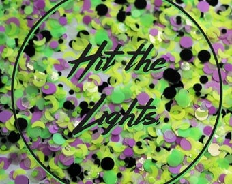 Chunky Festival Glitter for Face & Body - "Hit The Lights" Mix