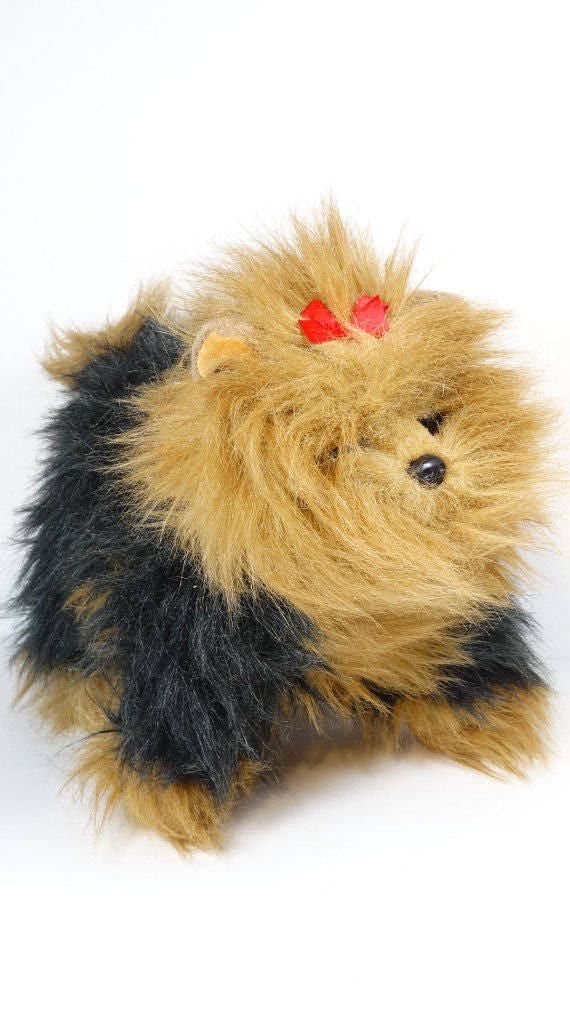 stuffed yorkie dog toy