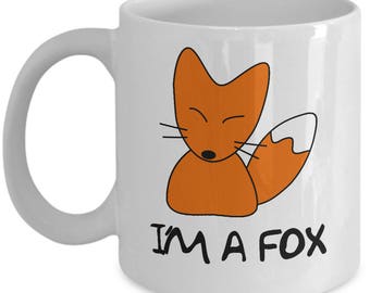 Fox Mug Fall Mug Autumn Mug Animal Lover Mug Woodland Creature