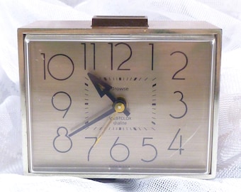 Retro Westclox Dunmar Drowse Dialite alarm clock