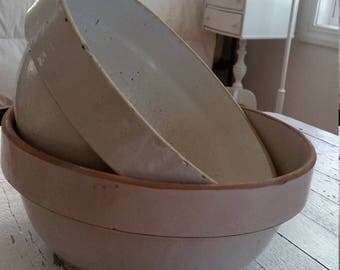 Vintage Stoneware Bowls...Large!