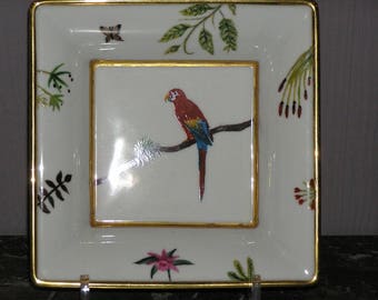 Porcelain trinket Parrot