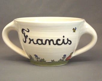 Bowl child name / decor "Beekeeper"