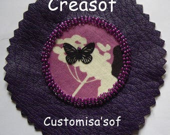 Material for customization, customisa'sof violet and plum