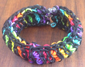 Hand made Herringbone Rainbow Loom