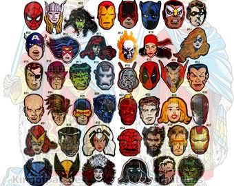 Marvel Super Heroes Embroidered Patches Comic Amazing Spiderman Iron Man Incredible Hulk X-men Avengers Thor Fantastic Four Daredevil Xavier