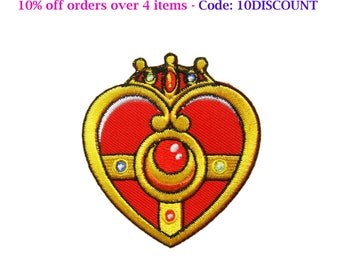Sailor Moon Iron On Patch Symbol Embroidered Applique Patches For Jackets