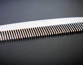 Stainless Steel Metal Hair Comb - Professional Grade