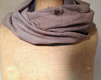 Cheich, écharpe, étole, foulard en lin-coton
