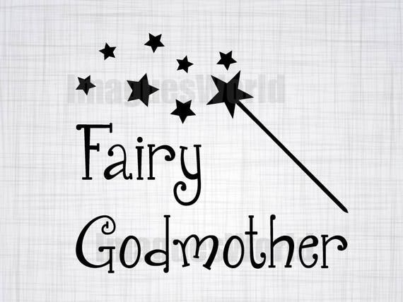 Download Fairy Godmother SVG Magic SVG Wand SVG Silhouette