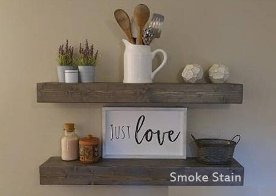 Floating Wood Shelves Rustic Shelf Floating Wood Shelves Rustic Shelf