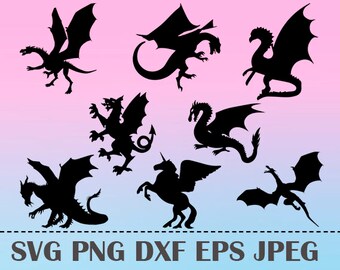 Download Dragon svg | Etsy