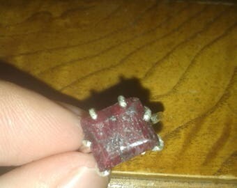Natural ruby ring | Etsy