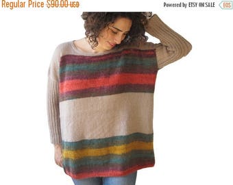 20% WINTER SALE Colourful Mohair Sweater