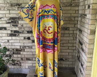Plus Size Premium Rayon Caftan Ohm Design