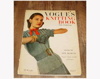 magazine how crochet to 99p Bernat's Handknit Classics Manual 54 1945 Knittting