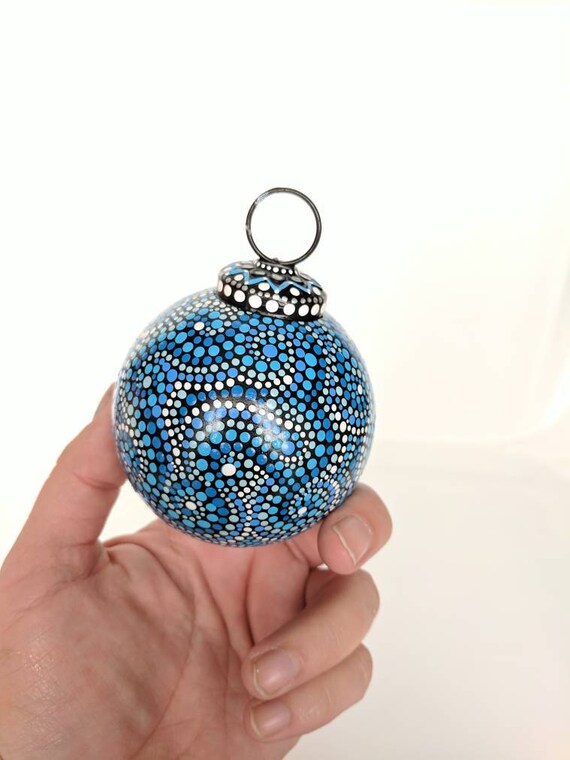 Christmas ornaments Hand painted glass ornaments