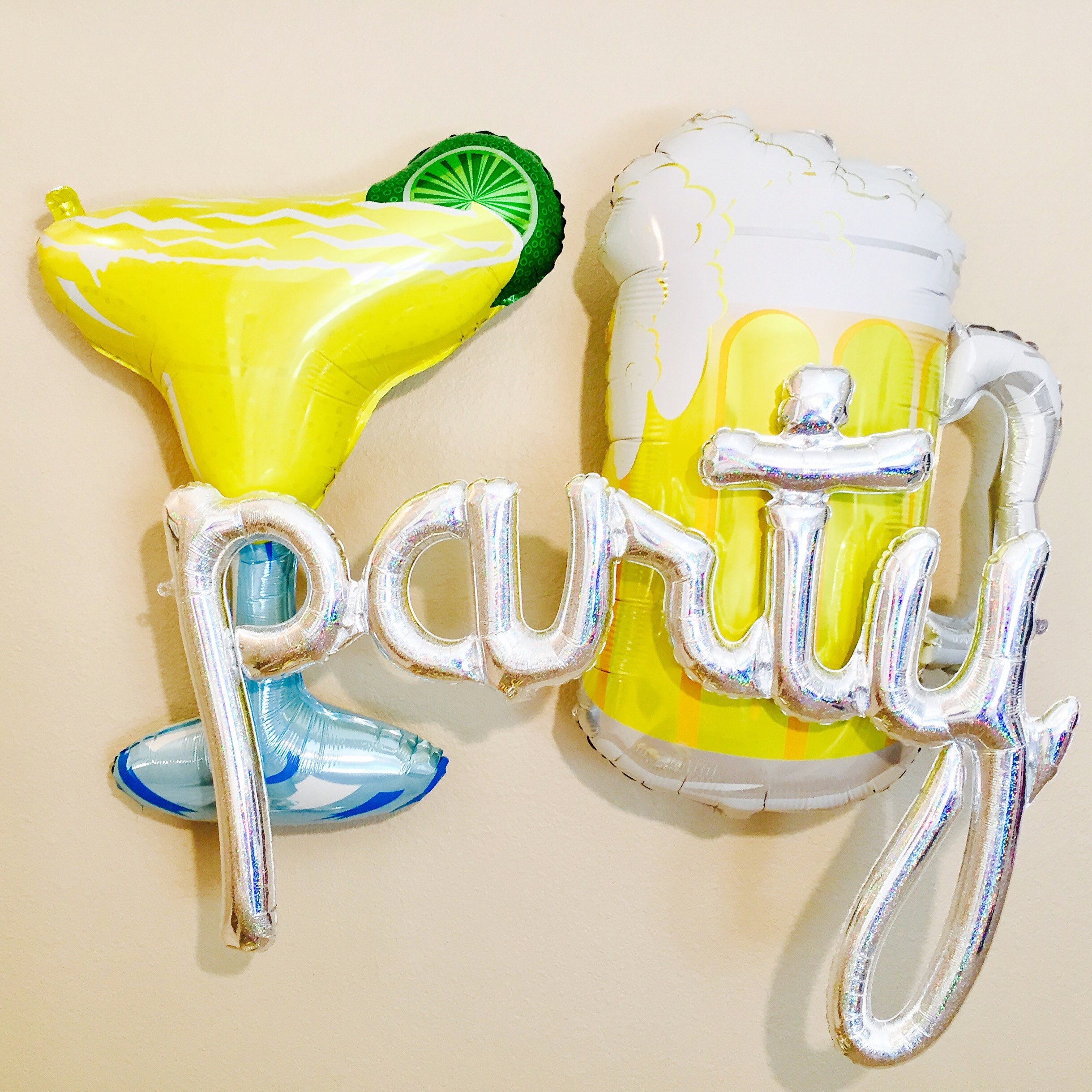 Beer Balloon Beer and Margarita Margarita Balloon Cheers