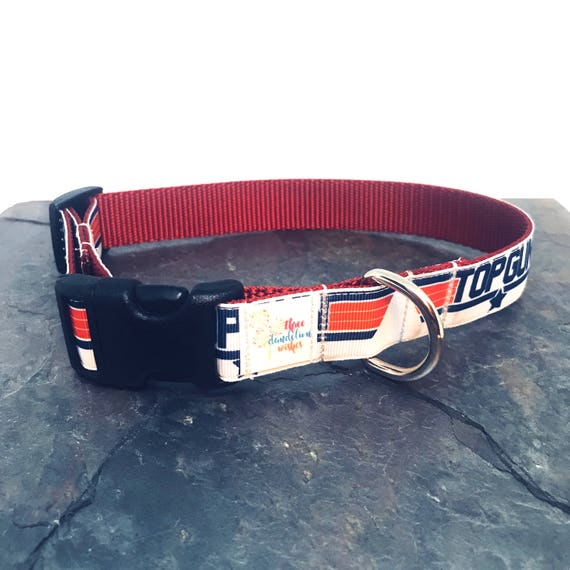 Top Gun Dog Collar Boy Dog Girl Dog Custom dog Collar