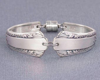 Silverware Bracelet - Spoon Jewelry - Treasure 1940 Spoon Bracelet