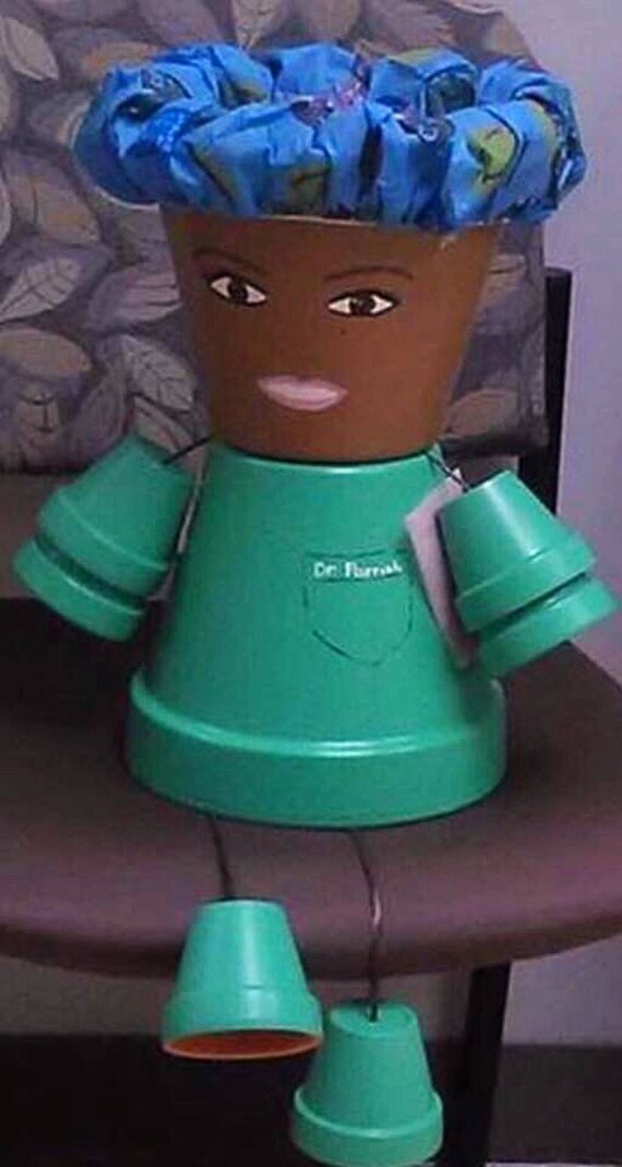 Nurse Planter Pot People Nurse Graduate Gift Doctor Intern