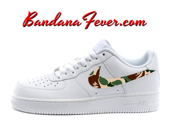 bape air force white