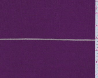 Magenta Stripe ""Beefy"" Baby Rib Knit, Fabric By The Yard