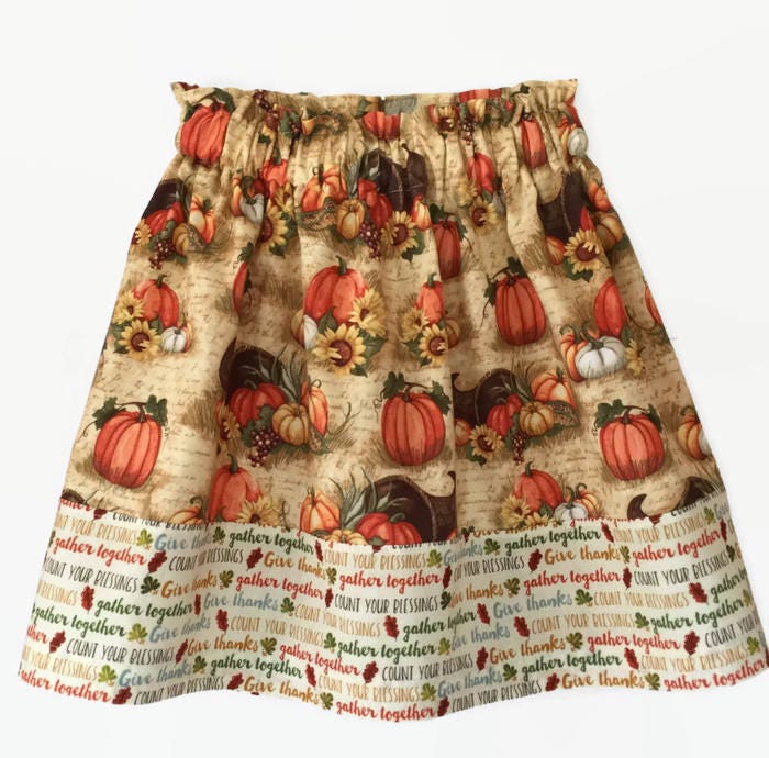 Thanksgiving Skirt Toddler Fall Skirt Girls Fall Clothing