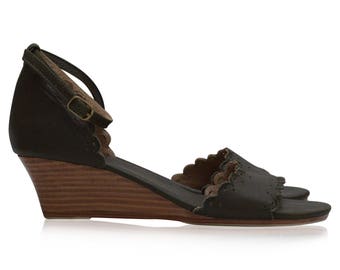DREAMLAND. Leather wedges / women shoes / leather sandals / wedge sandals / wedge shoes. Sizes 35-43. Available in different leather colors