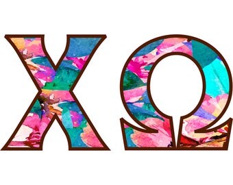 Chi Omega decal, Chi-O car sticker, Sorority tumbler sticker, Multiple sizes available, Indoor / Outdoor 3 year rated vinyl