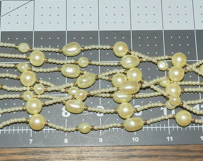 CAROLEE Signed Faux Pearl Necklace, Carolee Vintage Wedding Jewelry, Excellent Condition, Costume Jewelry Jewellery, Gift for Her