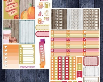 Weekend Sale Floral Fall Kit for Happy Planner