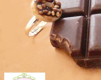Ring Donut chocolate-peanut