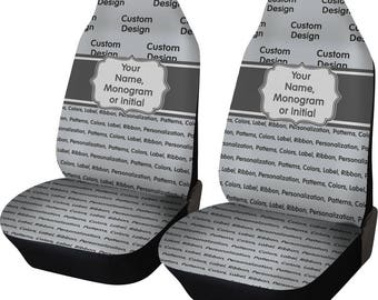 Personalized Car Seat Covers (Set of Two)